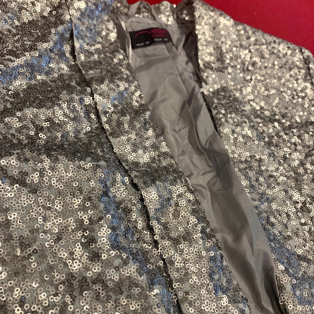 Silver sequin jacket - Picture 3 of 3